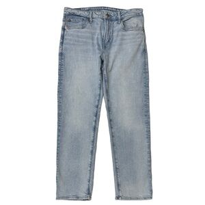 {American Eagle} "Slim Straight" Light Blue 32x30 AirFlex+ Denim Jeans